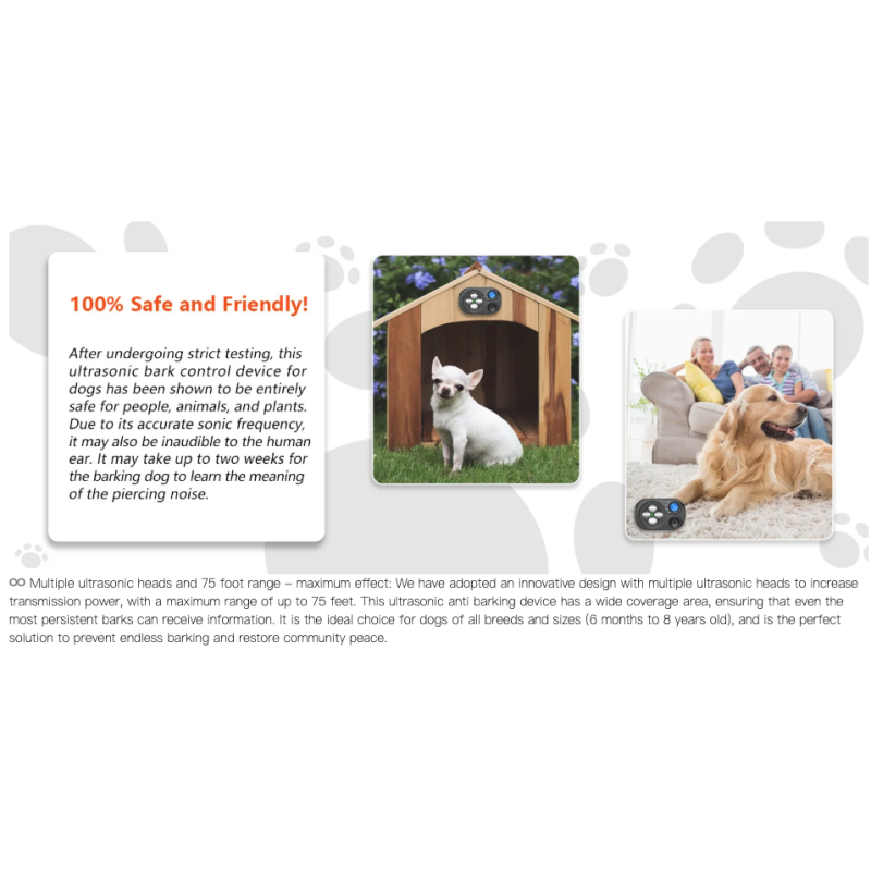 Ultraschall Bellstopper für Hunde: Effektive Bell-Kontrolle & Hundeerziehung für Nachbarschaftsfrieden
