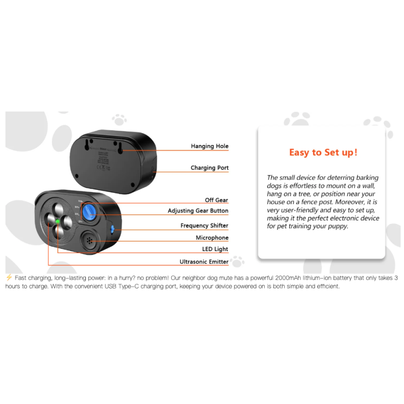 Ultraschall Bellstopper für Hunde: Effektive Bell-Kontrolle & Hundeerziehung für Nachbarschaftsfrieden