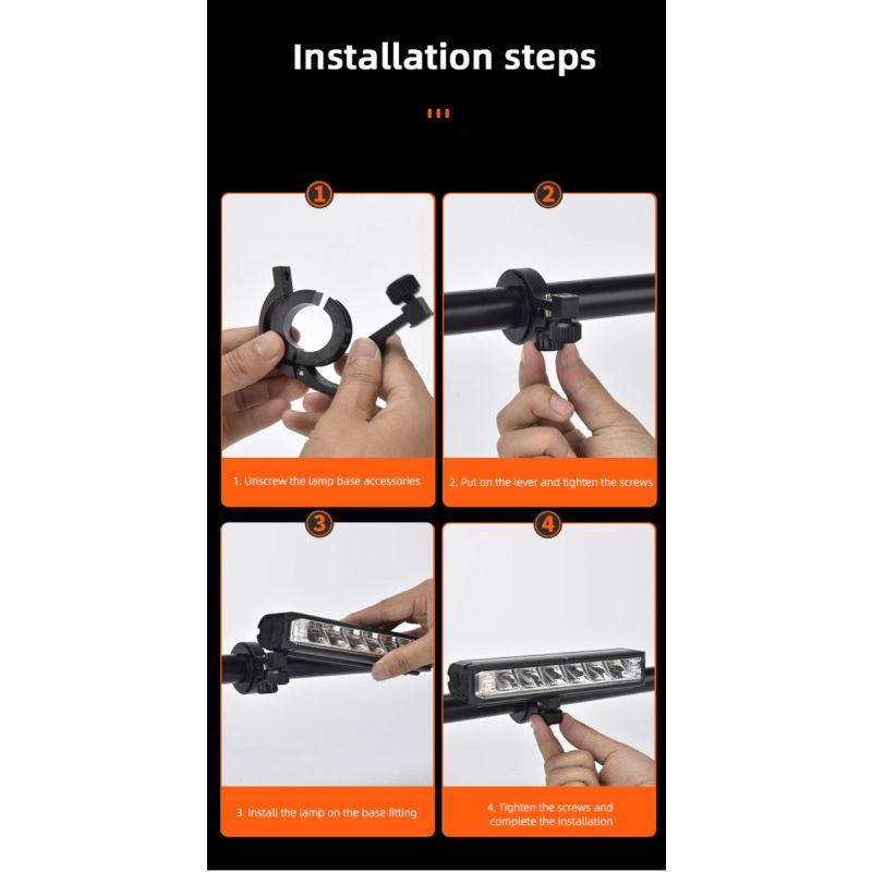 Langlebiges Fahrradlicht LED 5200 Lumen USB-Ladung wasserdichte Taschenlampe MTB Zubehör Aluminiumlegierung