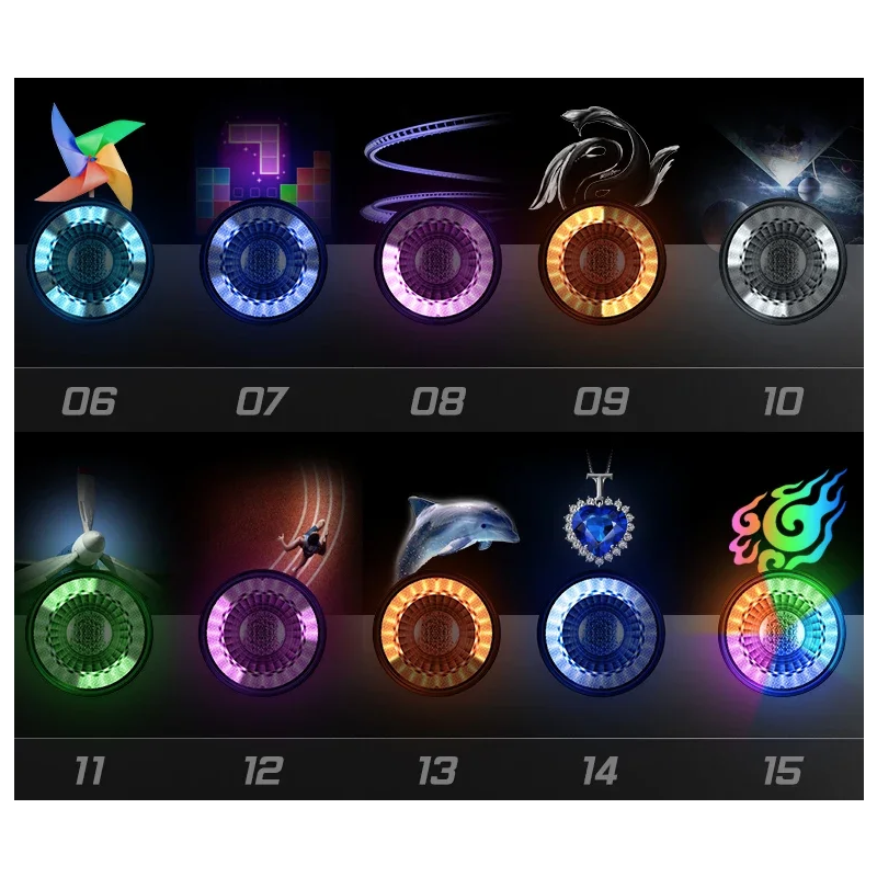 Vielseitiges Fahrrad Rücklicht LED Fahrradlicht mit kabelloser Fernbedienung Intelligentes Bremslicht