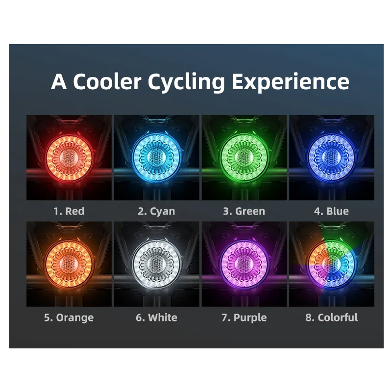 Vielseitiges Fahrrad Rücklicht LED Fahrradlicht mit kabelloser Fernbedienung Intelligentes Bremslicht