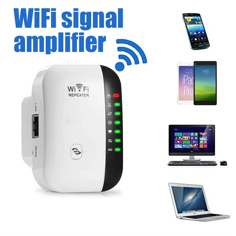 WLAN Repeater 300 Mbit/s Signalverstärker für HD Streaming, Smart TV, Schlafzimmer – Einfach, stabil, schnelles WLAN