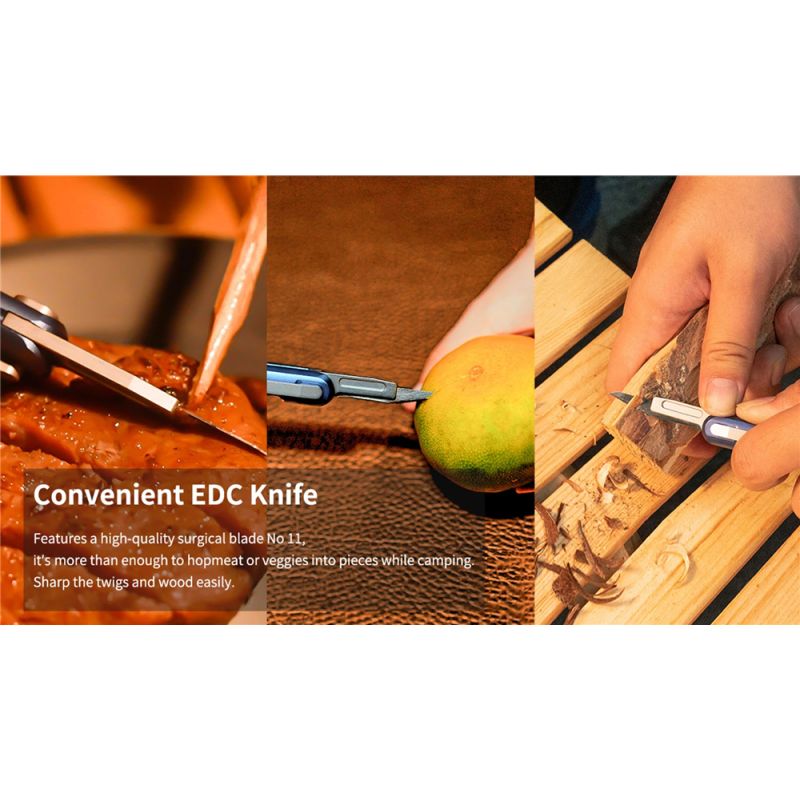 Wuben E62 LED-Taschenlampe 130 Lumen multifunktionales EDC-Stiftlicht kompakte Taschenlampe Outdoor-Werkzeug