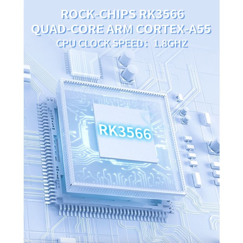 Entdecken Sie die POWKIDDY X55 Retro-Gaming Handheld-Spielkonsole mit 5.5 Zoll Bildschirm und RK3566 Prozessor