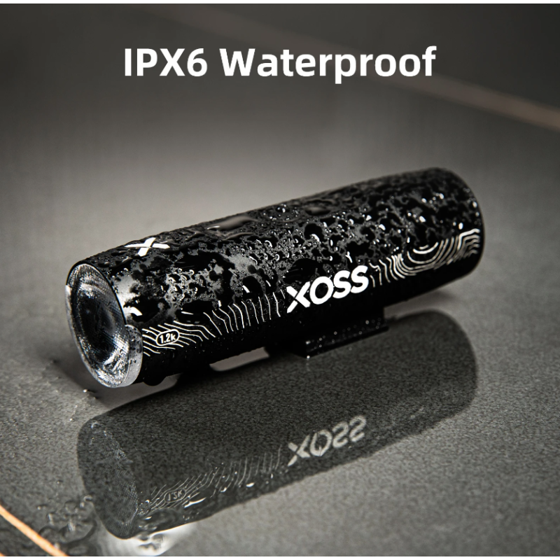 XOSS XL-1200 Fahrradlampe 1200 Lumen Fahrradzubehör wasserdicht Type-C Aufladung für sicheres Nachtradfahren