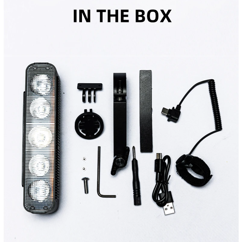 XOSS XL3000 Fahrradlicht mit 3000 Lumen wiederaufladbar wasserdicht 10 Modi für sicheres Outdoor-Radfahren