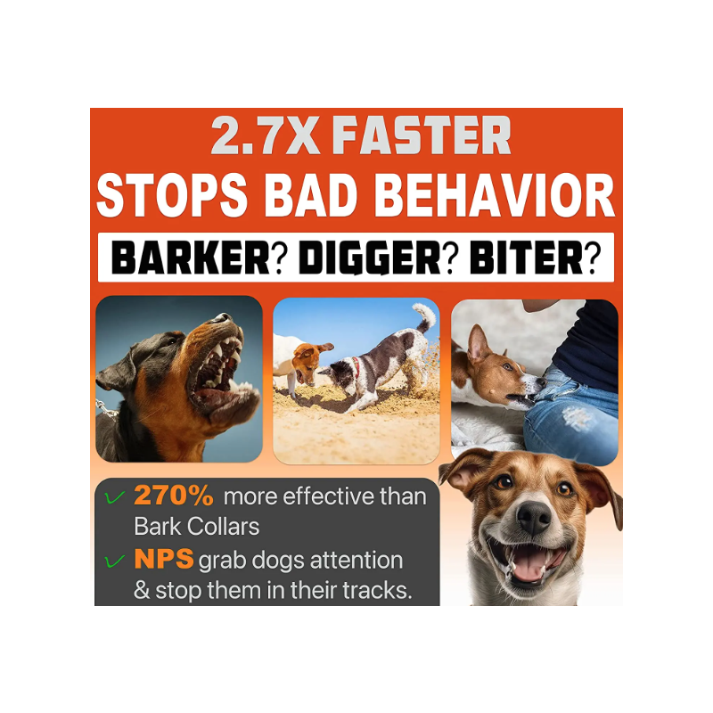 Wiederaufladbares Tierabwehrgerät LED Taschenlampe Schmerzfreie Bellkontrolle Effektives Hundetraining 2025