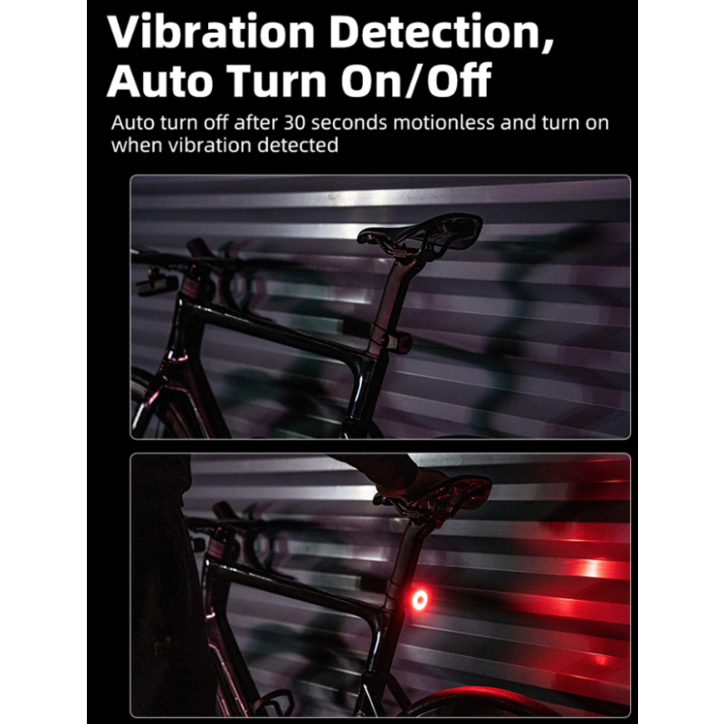 Entdecken Sie das XOSS XR Pro Fahrradrücklicht mit automatischer Bremserkennung wasserdichtes Design und LED-Aufladung