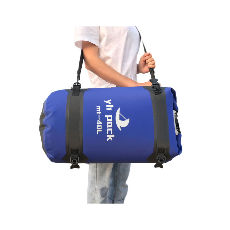 Motorradtasche Wasserdicht 40L/80L Fahrrad-Gepäckträgertasche MTB Hecktasche Satteltasche Rollverschluss 500D PVC