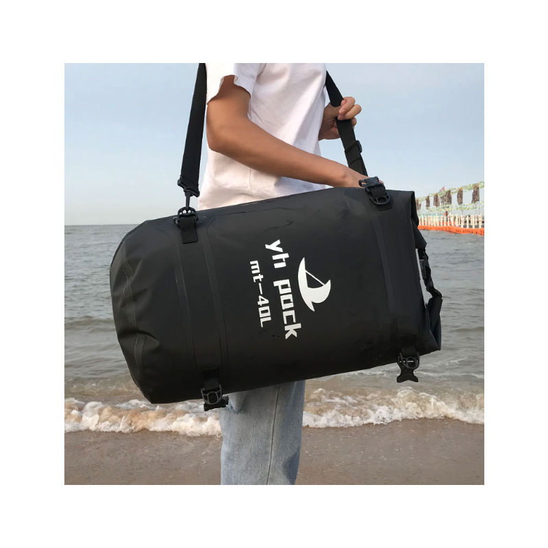 Motorradtasche Wasserdicht 40L/80L Fahrrad-Gepäckträgertasche MTB Hecktasche Satteltasche Rollverschluss 500D PVC