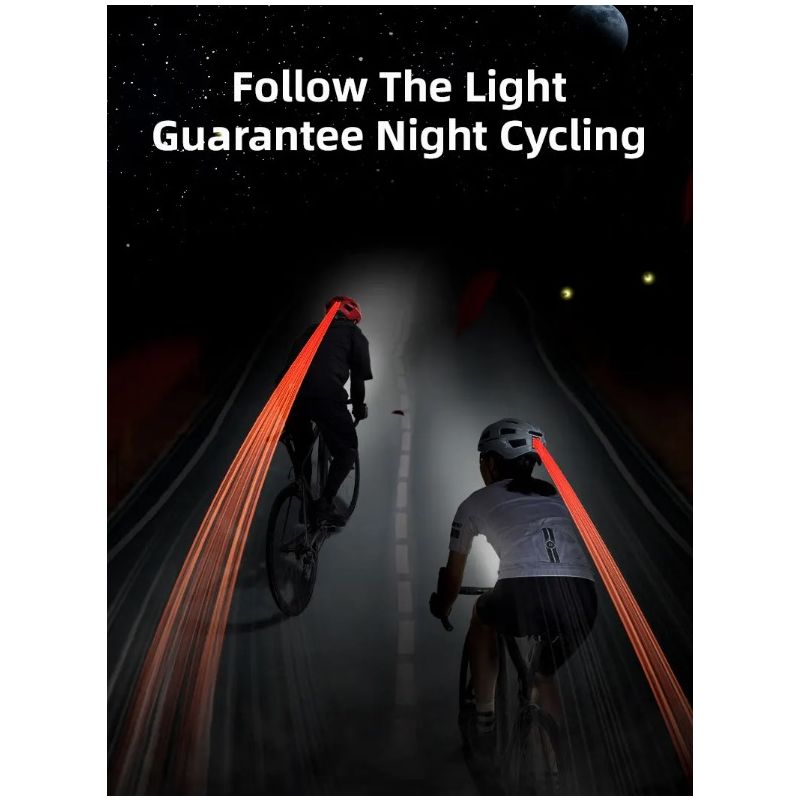 ROCKBROS Fahrradhelm mit LED Rücklicht wiederaufladbar ultraleicht MTB Rennradhelm für optimale Sichtbarkeit