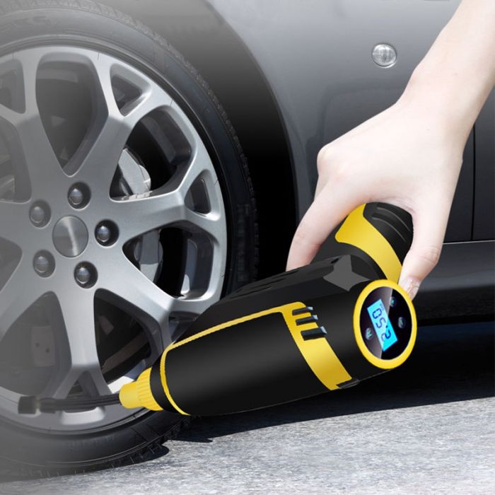 Digital LED Smart Car Air Compressor Pump Portable Handheld Car Tire  Inflator Electric Air Pump 150 PSI Repair Tool Accessories
