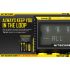 Nitecore D4 Digicharger intelligentes Laden LCD-Anzeige kompatibel mit Li-Ion 18650 14500 Ni-MH Batterien