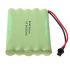 12V AA Akku 1800mAh Ni-MH hoher Kapazität mit großem SM-Stecker umweltfreundliche Akkus für Modellflugzeuge