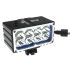 Vicmax 8L2 Fahrradlicht 10000 Lumen LED Fahrradscheinwerfer mit 3 Modi und Batteriepack IP65 wasserdicht robustes Design