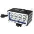 Vicmax 8L2 Fahrradlicht 10000 Lumen LED Fahrradscheinwerfer mit 3 Modi und Batteriepack IP65 wasserdicht robustes Design