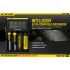 Nitecore D4 Digicharger intelligentes Laden LCD-Anzeige kompatibel mit Li-Ion 18650 14500 Ni-MH Batterien