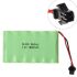 Ni-MH AA 7,2V 1800mAh Ni-Mh Akku mit SM Stecker, 6er Pack wiederaufladbare Batterien für Spielzeug & Modellbau