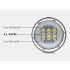 UV Tauchtaschenlampe QH14 QH27 LED mit 20000 Lumen für Abenteuer Unterwassererforschung Aluminiumlegierung