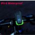 Fahrradlichter 2x T6 2400 Lumen LED Fahrradlichtfront USB wiederaufladbar für maximale Sichtbarkeit und Sicherheit