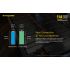 Nitecore E4K 4400 Lumen Taschenlampe Kompaktes Design EDC Taschenlampe Wasserdicht mit 21700 Batterie