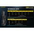 Nitecore P20iX 4000 Lumen taktische LED Taschenlampe USB-C wiederaufladbar mit Strobe Modus und starker Beleuchtung
