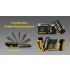 NITECORE NWL20 600 Lumen Multifunktions-Flutlicht Dreifachausgang tragbares Campinglicht für Outdoor-Abenteuer