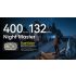 NITECORE NU25 MCT leichte Stirnlampe 400 Lumen wiederaufladbar USB-C Dual Beam optimal für Outdoor-Abenteuer