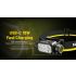 Nitecore HC75 USB-C Stirnlampe 3000 Lumen zoombare Stirnlampe für Nachtcamping und Wandern duale Strahlen