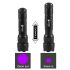 UltraFire WF-502B.2 395NM UV-Taschenlampe leistungsstarkes DIY-Inspektionswerkzeug mit Zoomfunktion