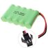 5er Pack Ni-MH AA 1800mAh 6V Akku mit Big SM Stecker für RC Spielzeugauto & Modellebene