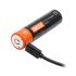 18650 2600mAh Micro USB wiederaufladbare Li-Ion Batterie hohe Energiedichte für Gadgets mit LED Ladeanzeige