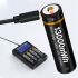 BESTON 18650 3.7V Akku 3500mAh Micro USB wiederaufladbar vielseitige Stromquelle für Outdoor-Aktivitäten