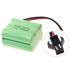 Ni-MH Akku AA 7.2V 1800mAh mit SM-Stecker | 6 Stück AA Akku für Spielzeugauto & Modell