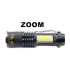 Leistungsstarke SK68 XML-Q5 tragbare Mini-Zoom-Taschenlampe mit robustem Aluminiumgehäuse für Abenteurer