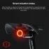 MEROCA MX2 Smart-Sensor-Bremsrücklicht Fahrradsicherheitslicht mit COB-LED Mountainbike USB-Aufladung