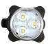 HJ-030 USB wiederaufladbare Fahrradleuchte 3 LEDs 4 Modi kompakt wasserdicht starkes Licht Fahrradsicherheit