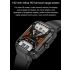 ET550 Smartwatch, Blutzucker, EKG, Körpertemperatur, Blutdruck, Blutsauerstoff, Herzfrequenz, Bluetooth-Anruf, Fitness-Tracker
