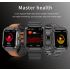 ET550 Smartwatch, Blutzucker, EKG, Körpertemperatur, Blutdruck, Blutsauerstoff, Herzfrequenz, Bluetooth-Anruf, Fitness-Tracker