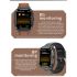 ET550 Smartwatch, Blutzucker, EKG, Körpertemperatur, Blutdruck, Blutsauerstoff, Herzfrequenz, Bluetooth-Anruf, Fitness-Tracker