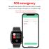 ET550 Smartwatch, Blutzucker, EKG, Körpertemperatur, Blutdruck, Blutsauerstoff, Herzfrequenz, Bluetooth-Anruf, Fitness-Tracker
