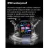 ET570 Smartwatch: Blutzucker- & EKG-Gesundheitsuhr. Herzfrequenz, Blutdruck, Fitness-Tracker, IP68 iOS/Android