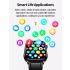 ET570 Smartwatch: Blutzucker- & EKG-Gesundheitsuhr. Herzfrequenz, Blutdruck, Fitness-Tracker, IP68 iOS/Android