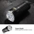 SKY RAY LED-Taschenlampe 15000 Lumen wiederaufladbar USB Typ-C Outdoor-Taschenlampe für Camping und Notfälle