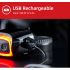 MEILAN X6 Smart Fahrrad Rücklicht für Radfahrersicherheit Intelligente Bremserkennung USB Wiederaufladbar LED
