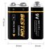 Beston 9V 1000mAh Micro USB Li-Ion Batterie Hochkapazität umweltfreundlich wiederaufladbar für RC Hubschrauber