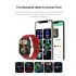 ET540 Smartwatch Fitness Tracker: Blutzucker EKG Bluetooth-Anruf Medizinische KI-Diagnose 1.85
