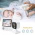 AMB900 Video-Babyphone mit 2,8 Zoll LCD-Display und 720P Auflösung Babykamera für moderne Eltern