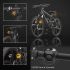 Entdecken Sie das wasserdichte CarryBright CBX4 Fahrrad-Blinkerlicht mit Hupe und smarter Fernbedienung für Sicherheit