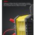 FOXSUR tragbares Autobatterie-Ladegerät 12V 24V für AGM LiFePO4 und Blei-Säure-Batterien mikroprozessorgesteuert